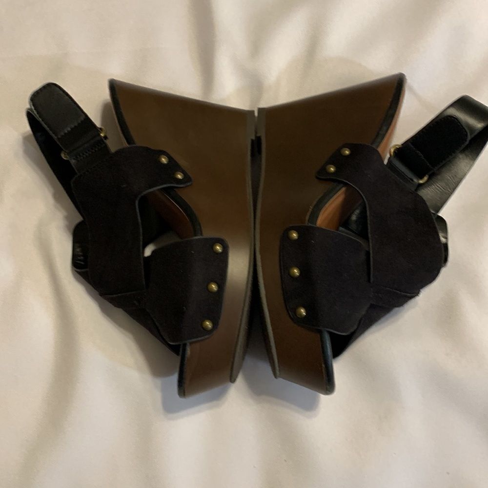 UNR8ED Size 10 black platform wedge shoes.  NEW never worn - Picture 4 of 9